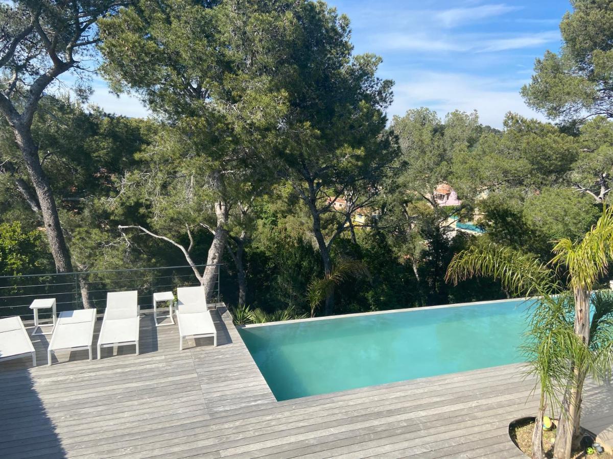 Cabanon la calanque du Península Hotel Le Pradet Exterior foto